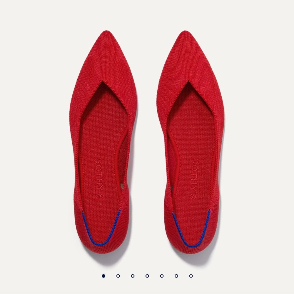 Rothy's Women's Red Flats (The Point)